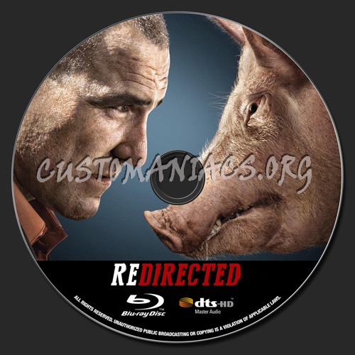 Redirected blu-ray label