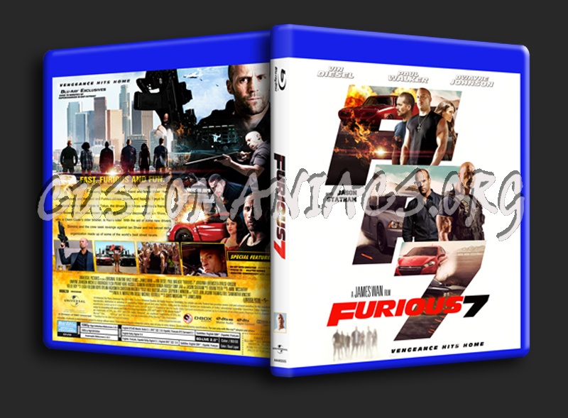 Furious 7 blu-ray cover