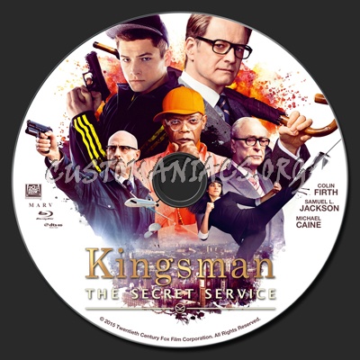 Kingsman: The Secret Service blu-ray label