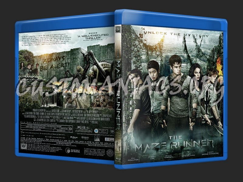 The Maze Runner blu-ray cover