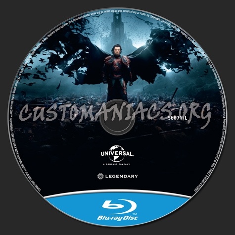 Dracula Untold blu-ray label