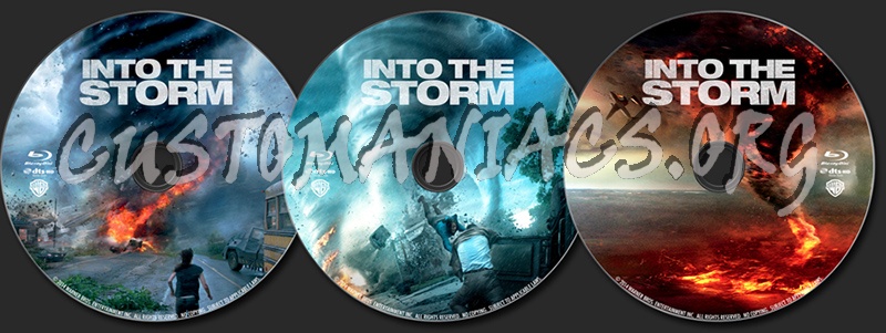 Into the Storm blu-ray label