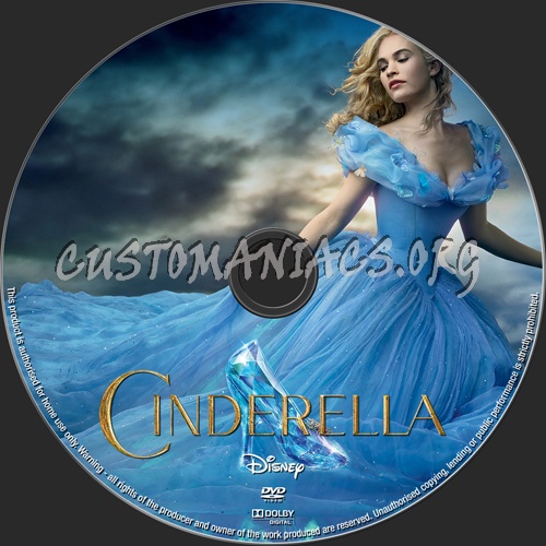 Cinderella dvd label