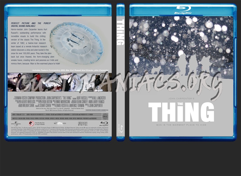 The Thing blu-ray cover