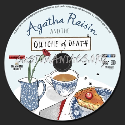 Agatha Raisin and the Quiche of Death dvd label