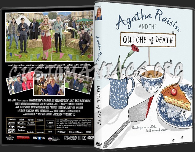 Agatha Raisin and the Quiche of Death dvd cover