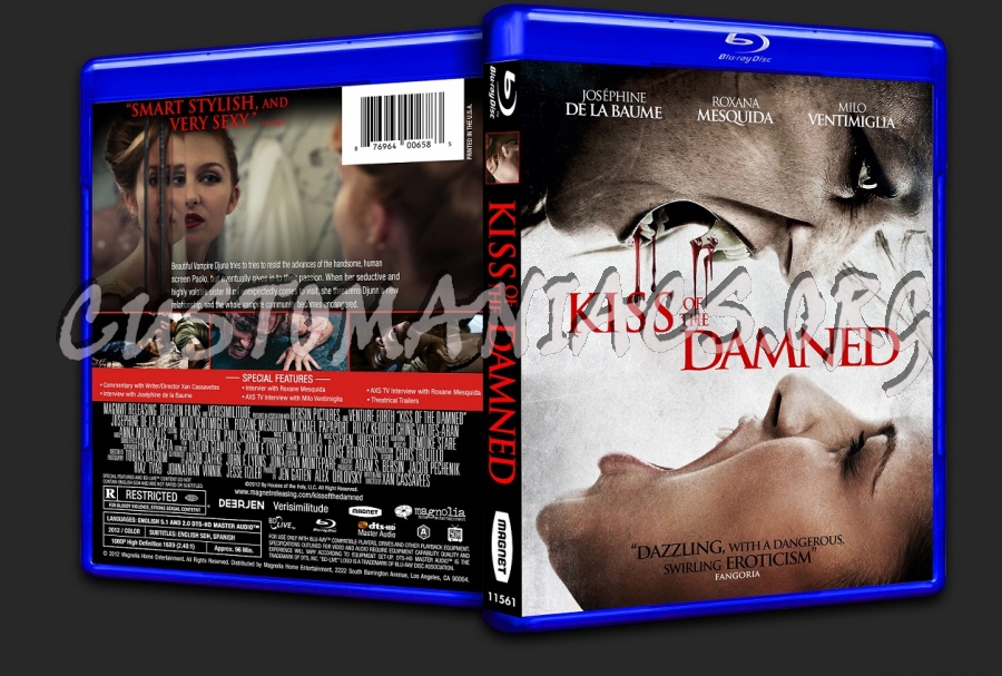 Kiss Of The Damned - 2012 blu-ray cover