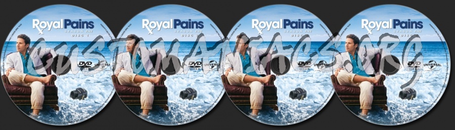 Royal Pains Season 5 dvd label