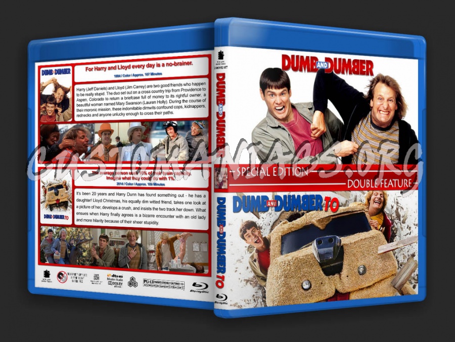 Dumb & Dumber Double Feature blu-ray cover
