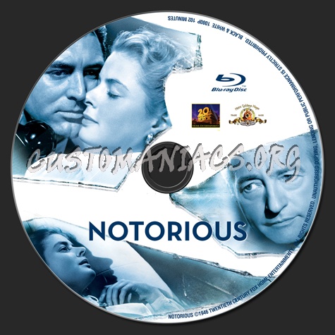 Notorious blu-ray label