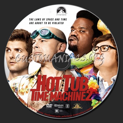 Hot Tub Time Machine 2 dvd label