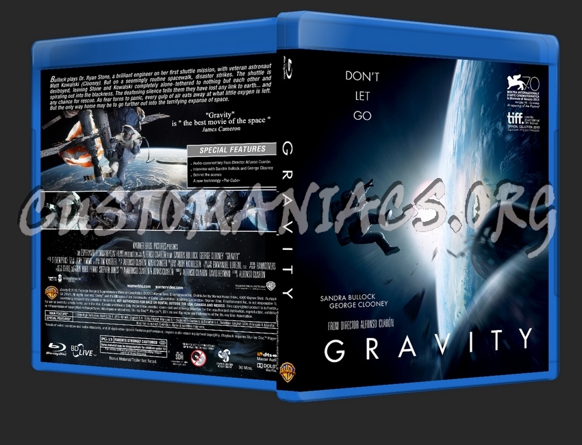 Gravity blu-ray cover