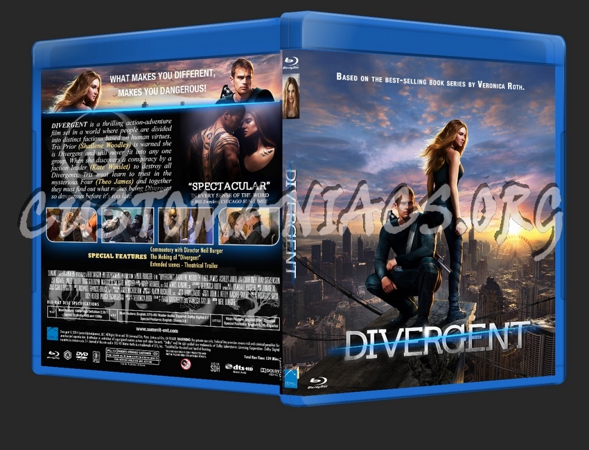 Divergent blu-ray cover