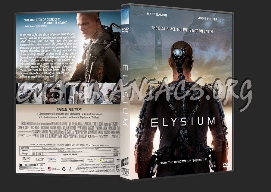 Elysium dvd cover