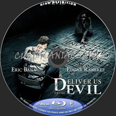 Deliver Us From Evil blu-ray label