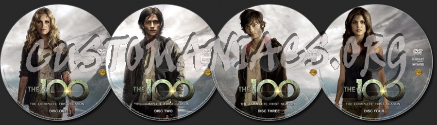 The 100: Season One dvd label