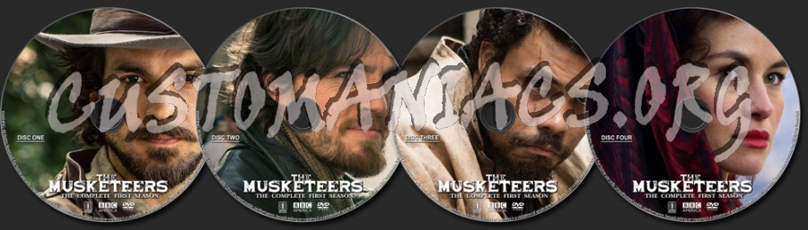 The Musketeers Season One dvd label