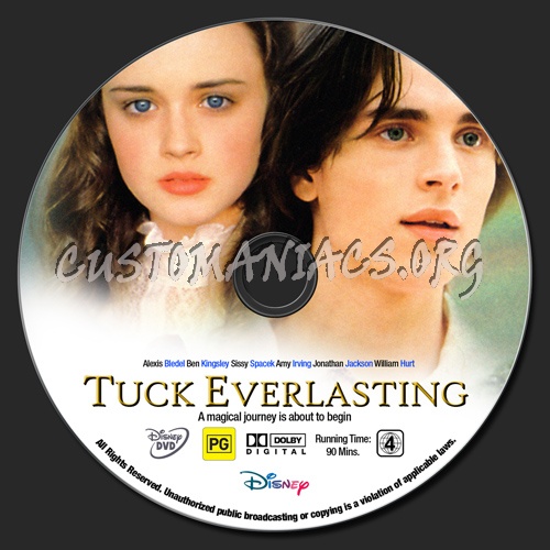 Tuck Everlasting dvd label