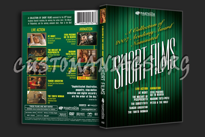 Short Films 2007 dvd cover