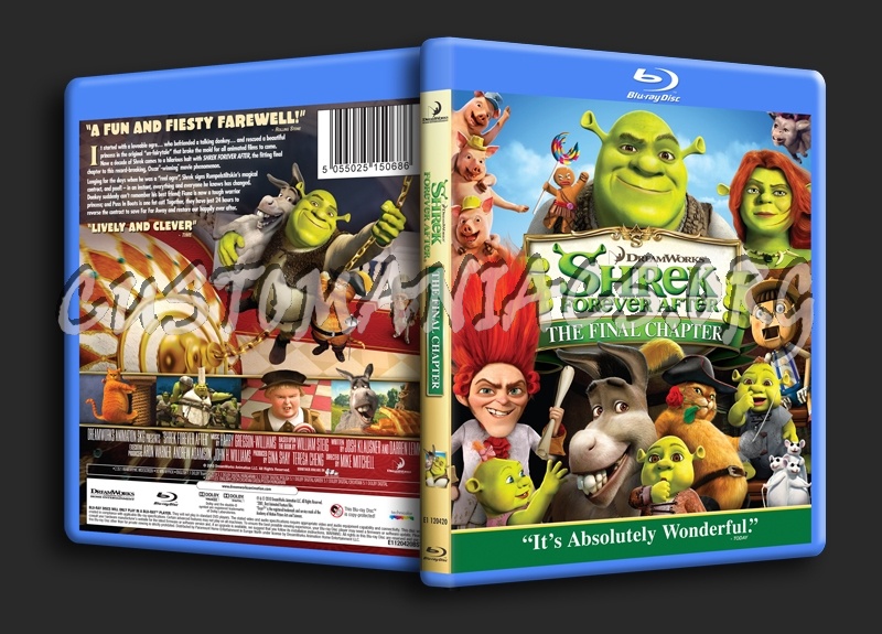 Shrek Forever After blu-ray cover