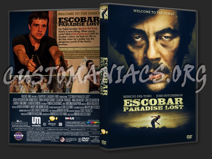 Escobar: Paradise Lost dvd cover