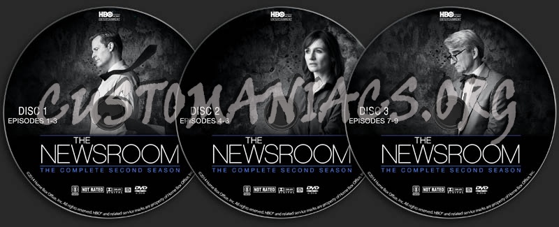 The Newsroom - Season 2 dvd label