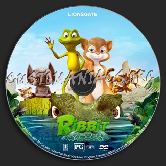 Ribbit dvd label