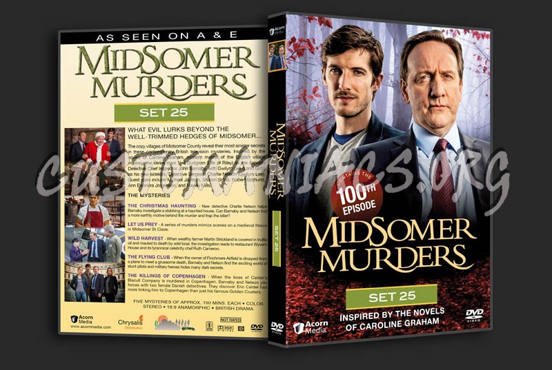 Midsomer Murders - Set 25 dvd cover