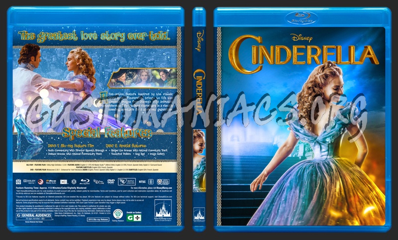 Cinderella blu-ray cover