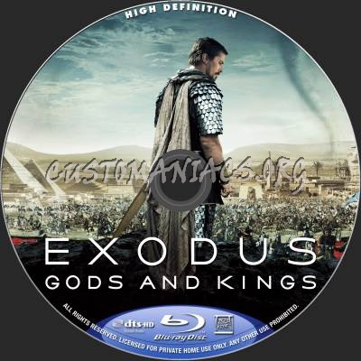 Exodus - Gods And Kings blu-ray label