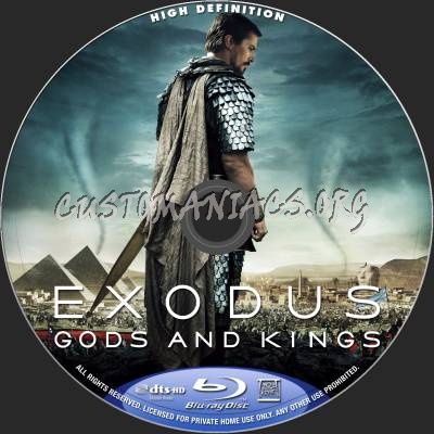 Exodus - Gods And Kings blu-ray label