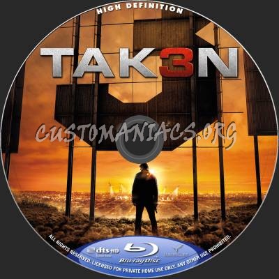 Taken 3 blu-ray label