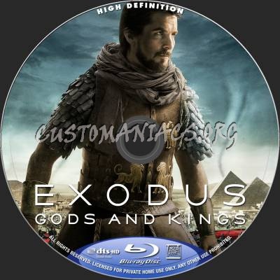 Exodus - Gods And Kings blu-ray label