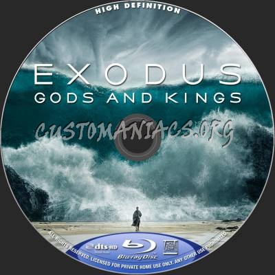 Exodus - Gods And Kings blu-ray label