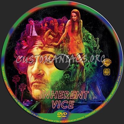 Inherent Vice dvd label