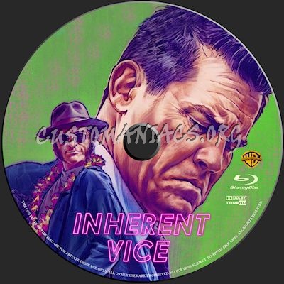 Inherent Vice blu-ray label