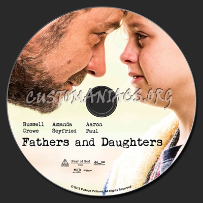 Fathers And Daughters blu-ray label