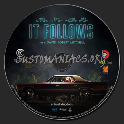 It Follows blu-ray label