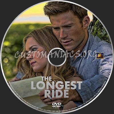 The Longest Ride dvd label