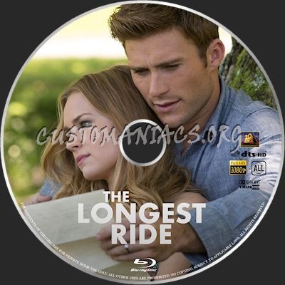 The Longest Ride blu-ray label