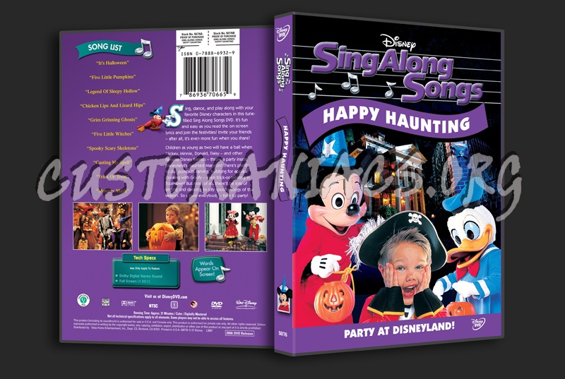 Sing Along Songs Happy Haunting dvd cover