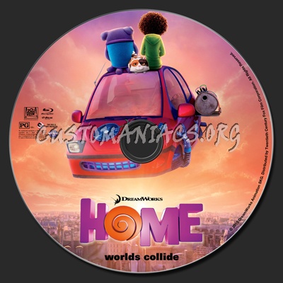 Home blu-ray label