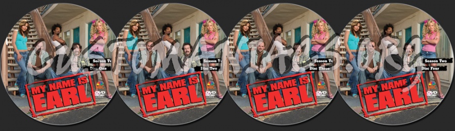 My name is Earl Season 2 dvd label