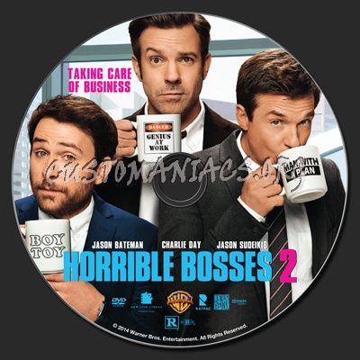 Horrible Bosses 2 dvd label