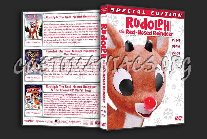 Rudolph the Red-Nosed Reindeer Triple Feature dvd cover