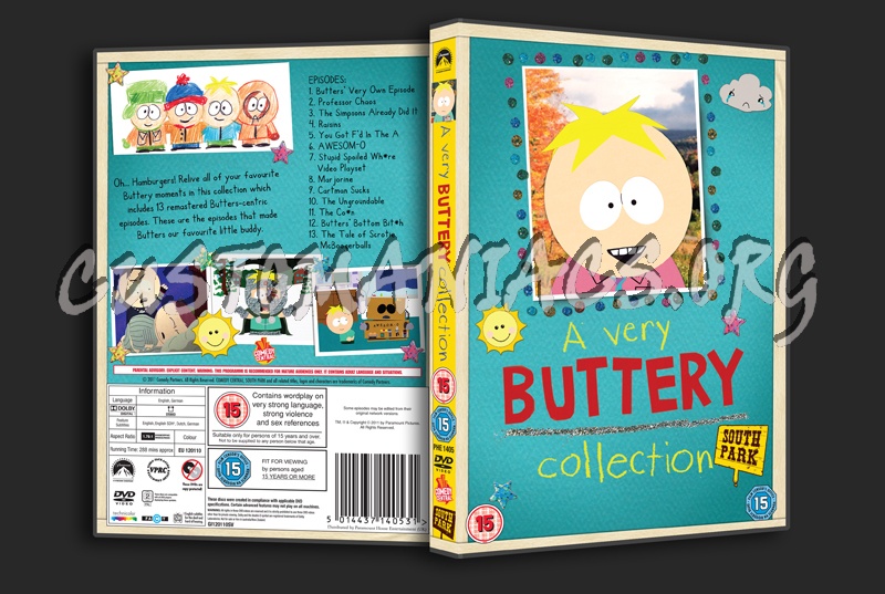 South Park A Very Buttery Collection dvd cover