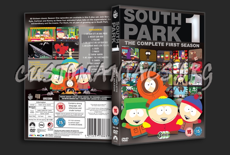 South Park Season 1 dvd cover