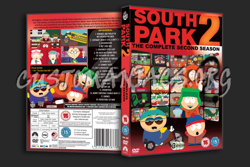 South Park Season 2 dvd cover