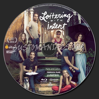 Loitering with Intent blu-ray label