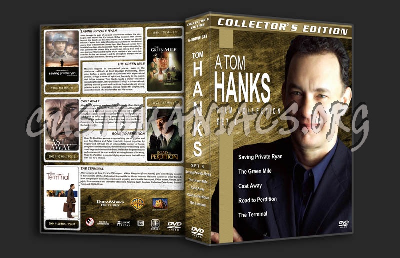 Tom Hanks Film Collection - Set 4 dvd cover